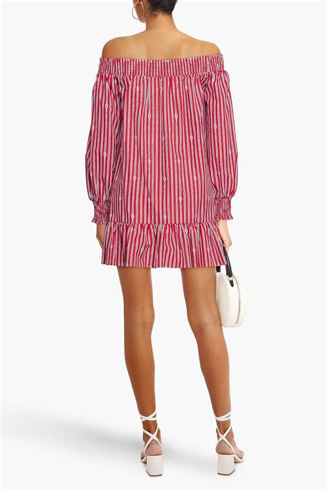 michael kors poplin dress|michael kors off the shoulder dress.